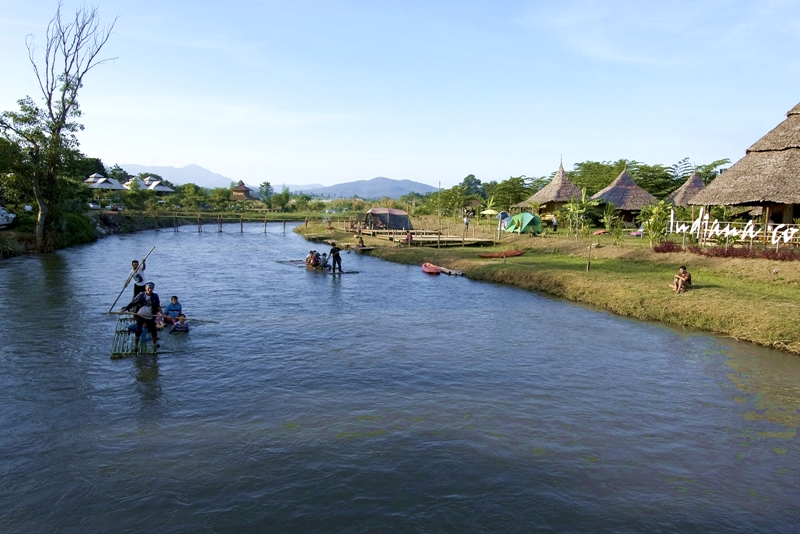 Rafting Along the Pai River