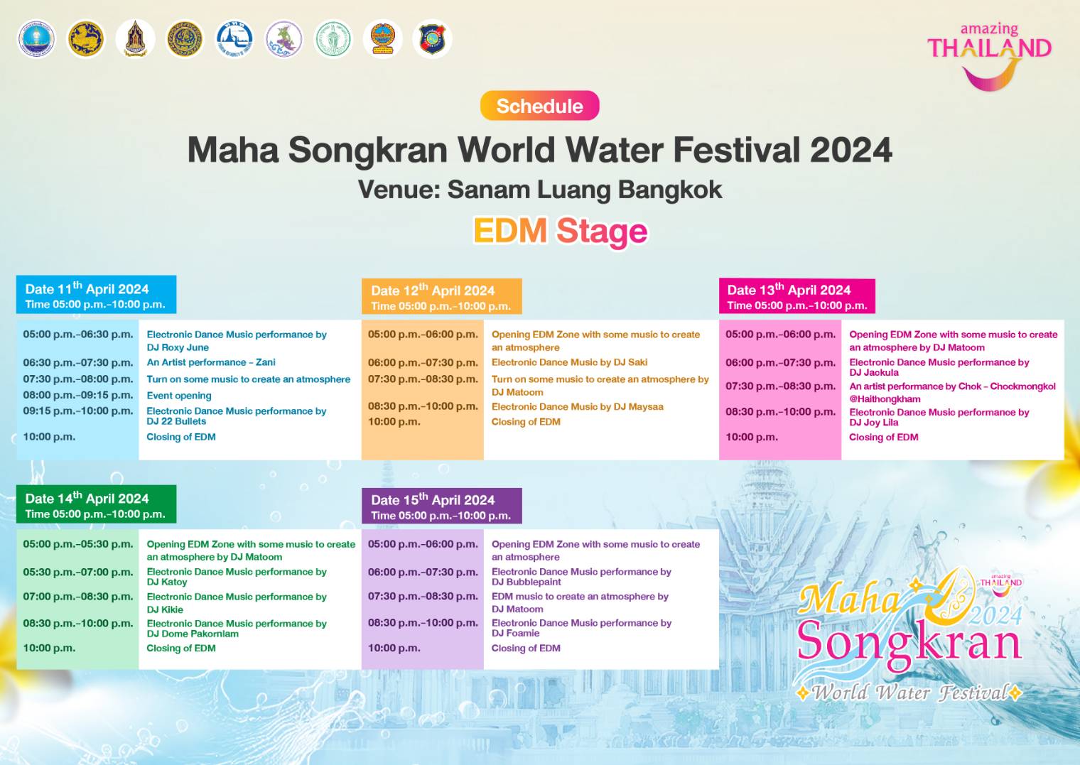 Maha Songkran World Water Festival 2024