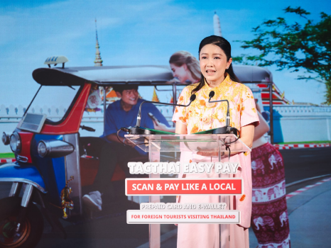 TAT backs TAGTHAi - KBank to first launch Tourist E-Wallet (TAGTHAi EASY PAY) service in Thailand for allowing foreign tourists to spend safely, scan Thai QR Payment to pay nationwide.