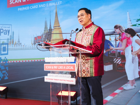 TAT backs TAGTHAi - KBank to first launch Tourist E-Wallet (TAGTHAi EASY PAY) service in Thailand for allowing foreign tourists to spend safely, scan Thai QR Payment to pay nationwide.