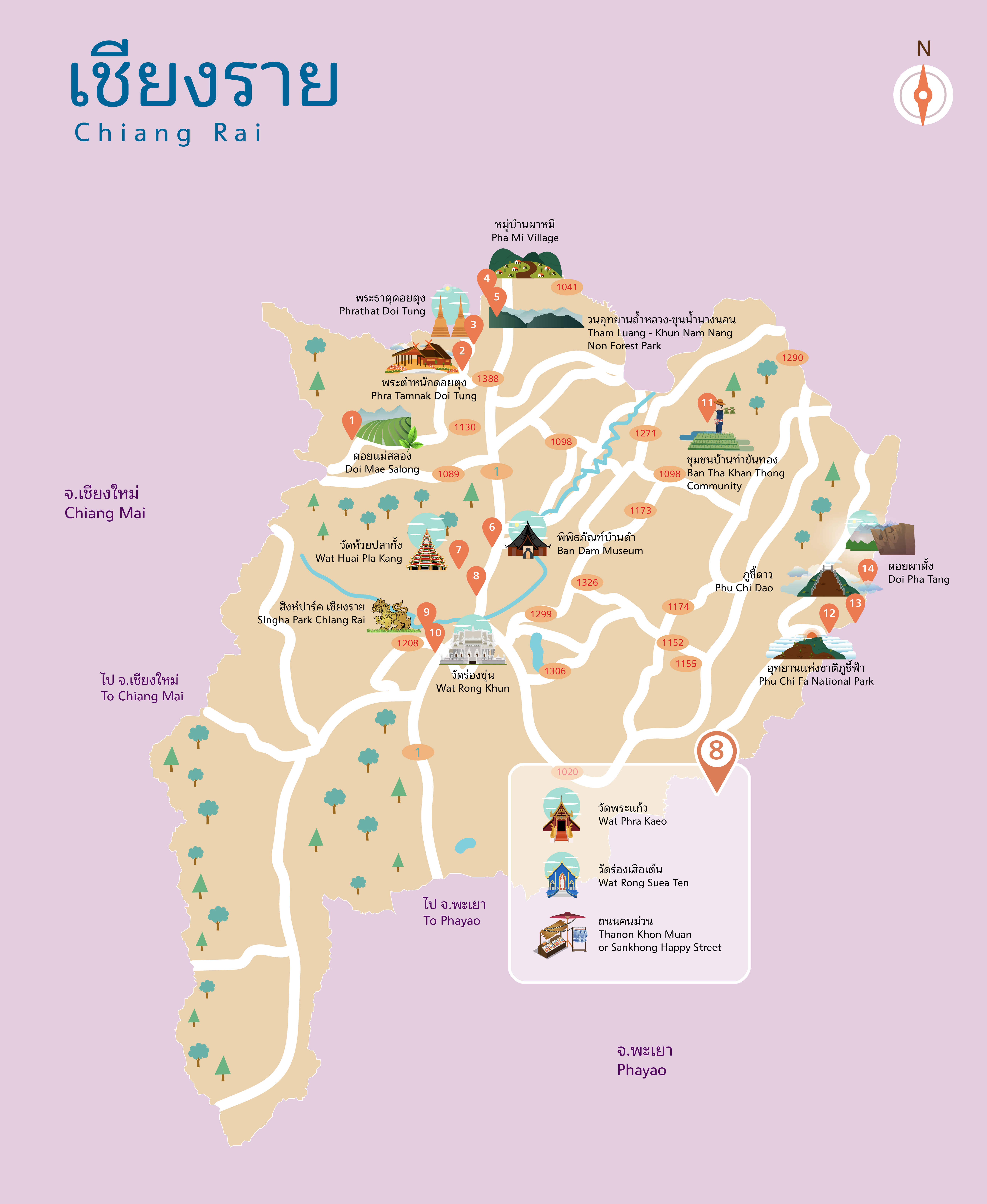 จุดเช็คอินห้ามพลาด...จ.เชียงราย
