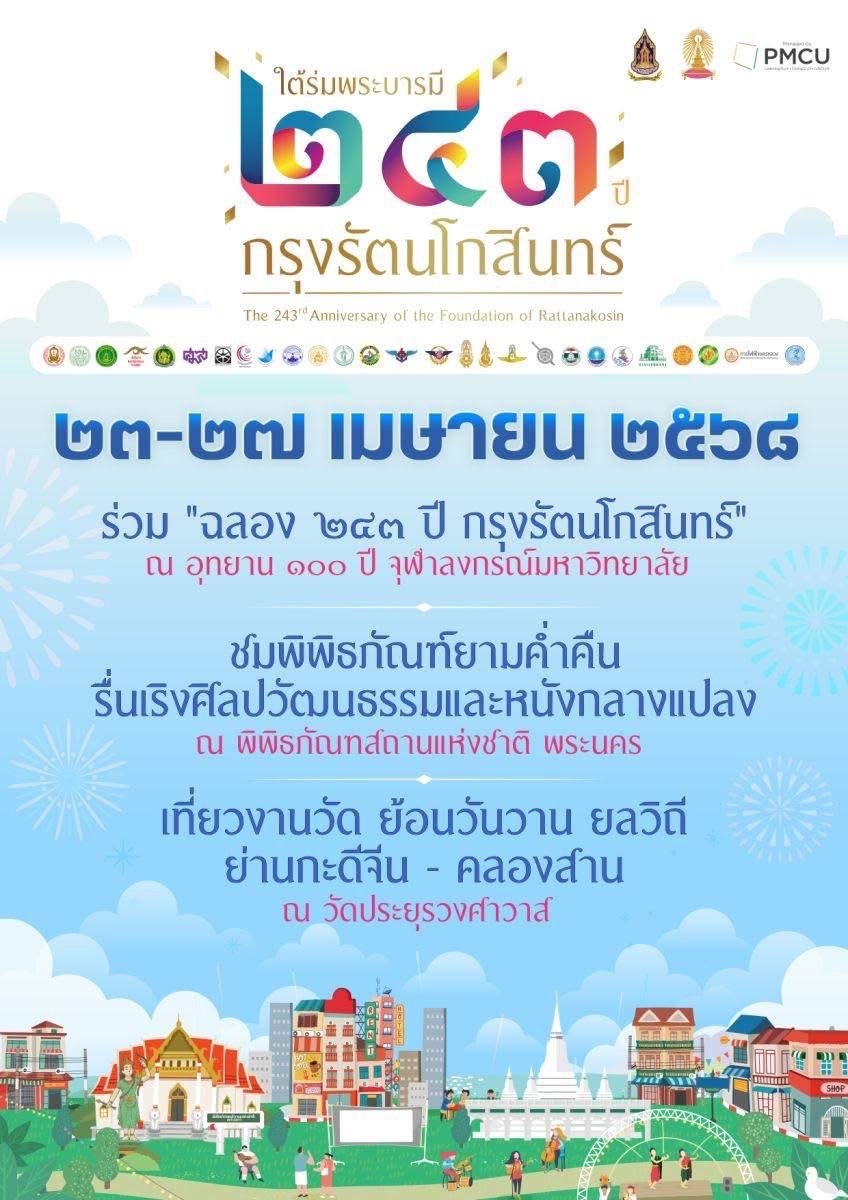 The 243′ Anniversary of the Foundation of Rattanakosin